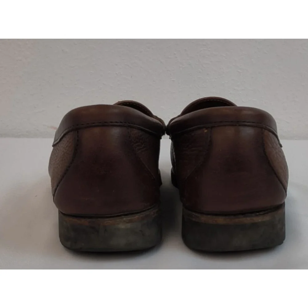 Allen Edmonds Holton Loafers Men's 10D Brown Leather Business Casual #W5237